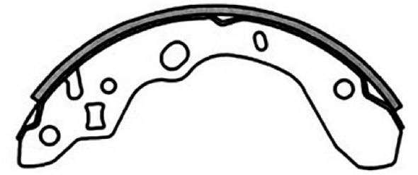 Brake Shoe Set (AKS-3394)