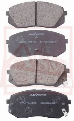 Brake Pad Set, disc brake (AKD-12105)