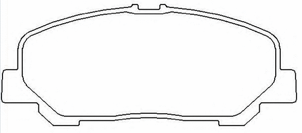 Brake Pad Set, disc brake (AKD-1527)