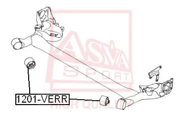 Mounting, control/trailing arm (1201-VERR)