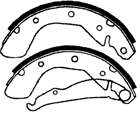 Brake Shoe Set (AKS-2015)