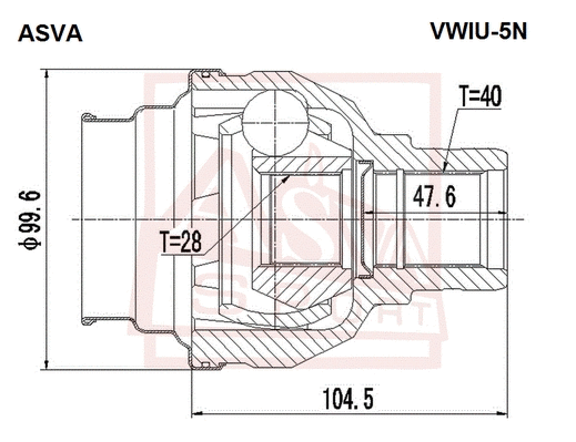 Joint Kit, drive shaft (VWIU-5N)