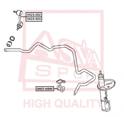 Link/Coupling Rod, stabiliser bar (0423-002)