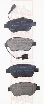 Brake Pad Set, disc brake (AKD-18103)