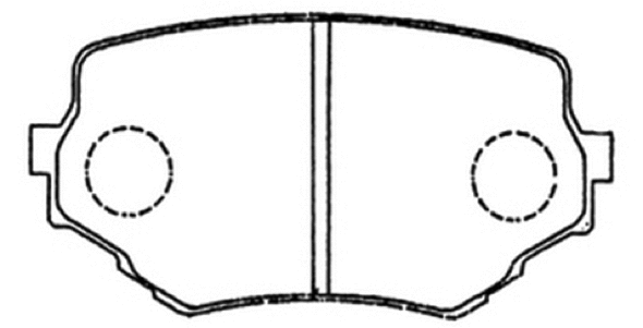 Brake Pad Set, disc brake (AKD-9382)