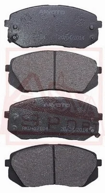 Brake Pad Set, disc brake (AKD-12104)