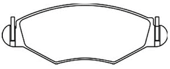 Brake Pad Set, disc brake (AKD-0201)
