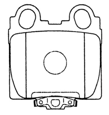 Brake Pad Set, disc brake (AKD-1421)