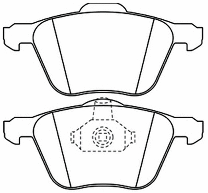Brake Pad Set, disc brake (AKD-0224)