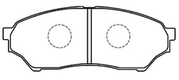 Brake Pad Set, disc brake (AKD-1202)