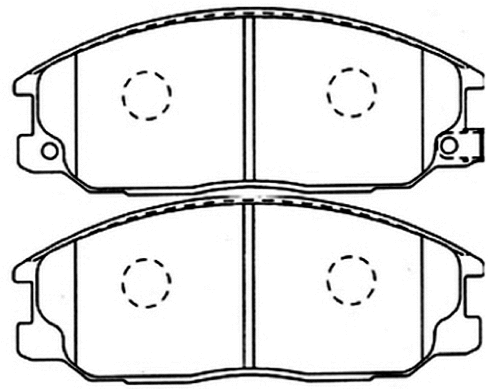 Brake Pad Set, disc brake (AKD-1300)