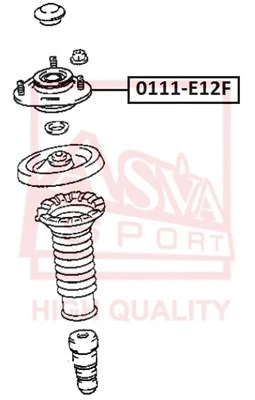 Mounting, shock absorber (0111-E12F)