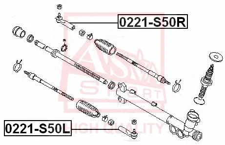 Tie Rod End (0221-S50L)