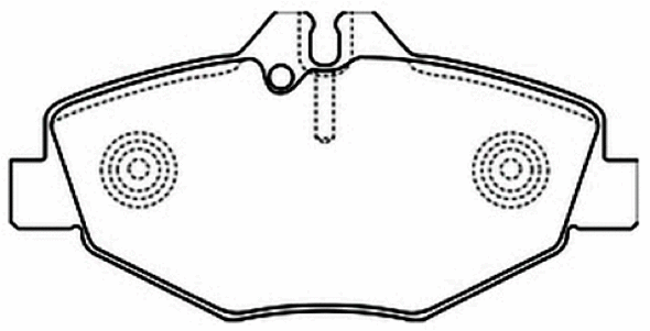 Brake Pad Set, disc brake (AKD-1363)
