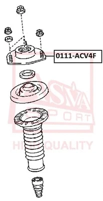 Mounting, shock absorber (0111-ACV4F)