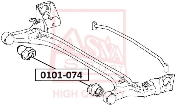 Mounting, control/trailing arm (0101-074)