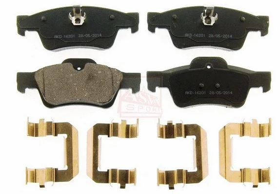 Brake Pad Set, disc brake (AKD-16201)