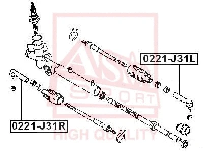Tie Rod End (0221-J31R)