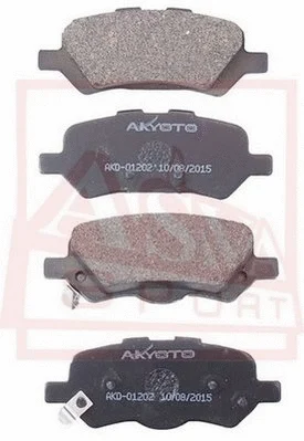 Brake Pad Set, disc brake (AKD-01202)