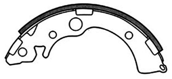 Brake Shoe Set (AKS-5527)