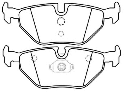 Brake Pad Set, disc brake (AKD-1231)