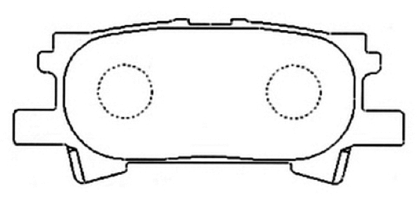 Brake Pad Set, disc brake (AKDC-1498)