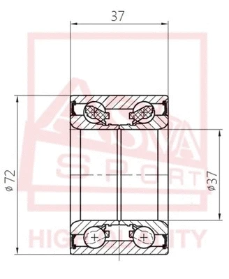 Wheel Bearing (DAC37720037)