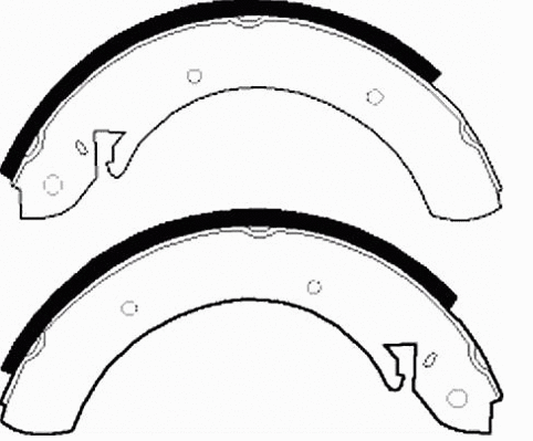 Brake Shoe Set (AKS-4FA01)