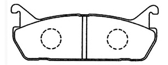 Brake Pad Set, disc brake (AKD-1330)