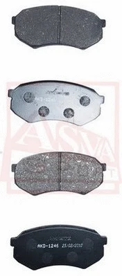 Brake Pad Set, disc brake (AKD-1246)
