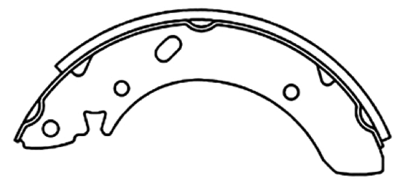 Brake Shoe Set (AKS-11158)