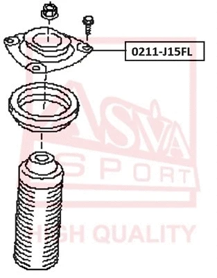 Mounting, shock absorber (0211-J15FL)