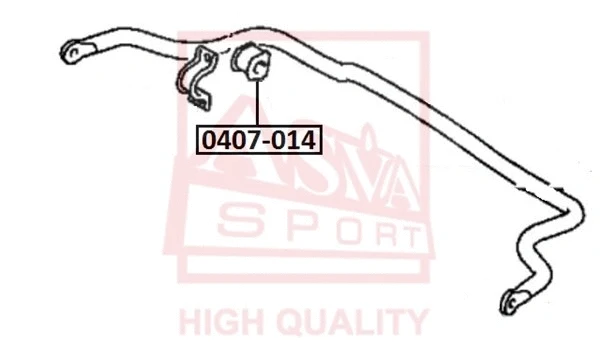 Bushing, stabiliser bar (0407-014)