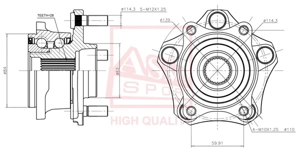 Wheel Hub (SZWH-GVJBMF)