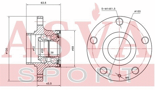 Wheel Hub (SKWH-6YMR)