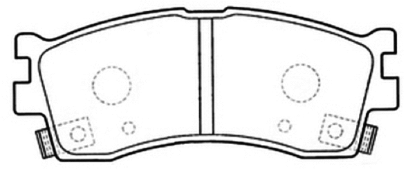 Brake Pad Set, disc brake (AKD-1299)