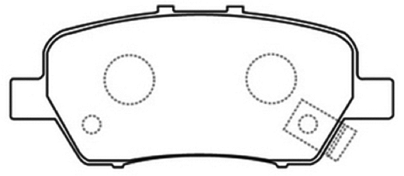Brake Pad Set, disc brake (AKD-8506)