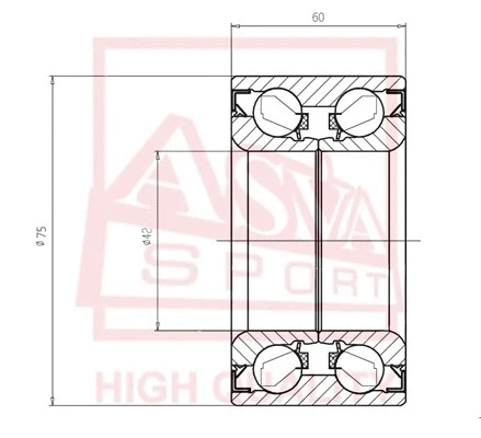 Wheel Bearing (DAC42750060)