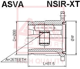 Joint Kit, drive shaft (NSIR-XT)