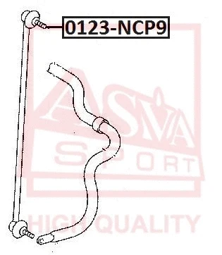 Link/Coupling Rod, stabiliser bar (0123-NCP9)