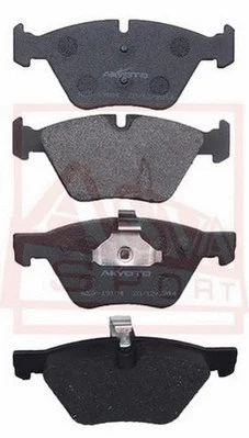 Brake Pad Set, disc brake (AKD-19104)