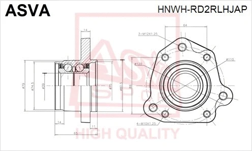 Wheel Hub (HNWH-RD2RLHJAP)