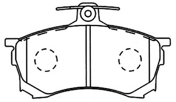 Brake Pad Set, disc brake (AKD-1292)