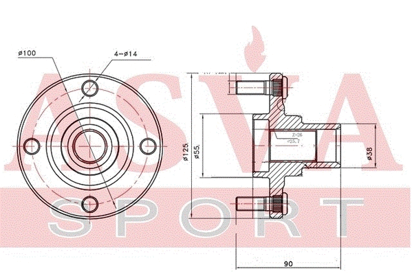 Wheel Hub (TYWH-AE110F)