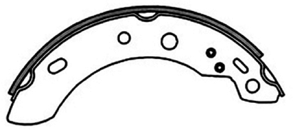 Brake Shoe Set (AKS-1251)