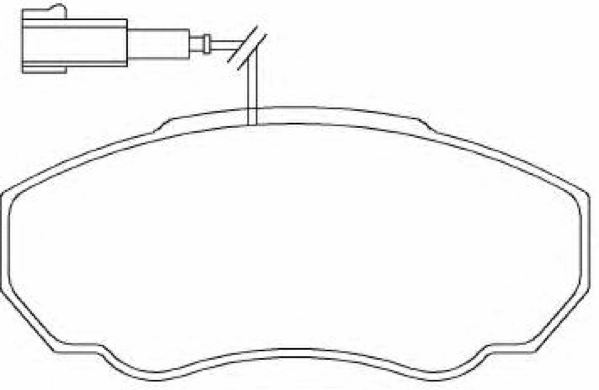 Brake Pad Set, disc brake (AKD-0219)