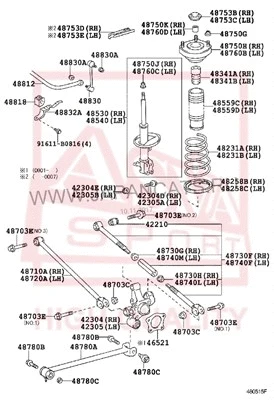 Bushing, stabiliser bar (0107-504)