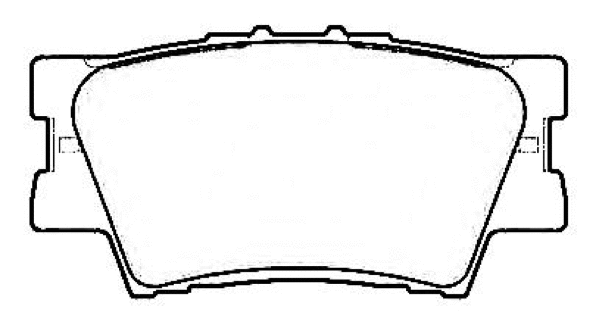 Brake Pad Set, disc brake (AKD-6247)