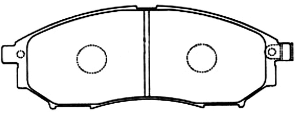 Brake Pad Set, disc brake (AKD-EG090)