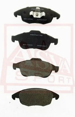 Brake Pad Set, disc brake (AKD-13104)